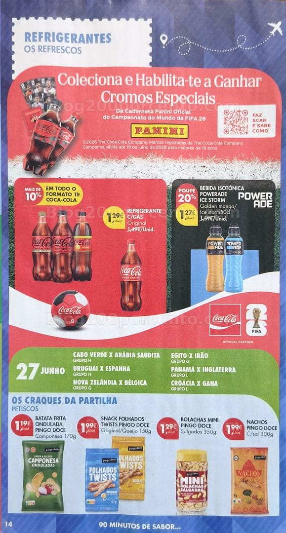 Antevisão Folheto PINGO DOCE Especial Mundial Promoções de 9 a 29 julho